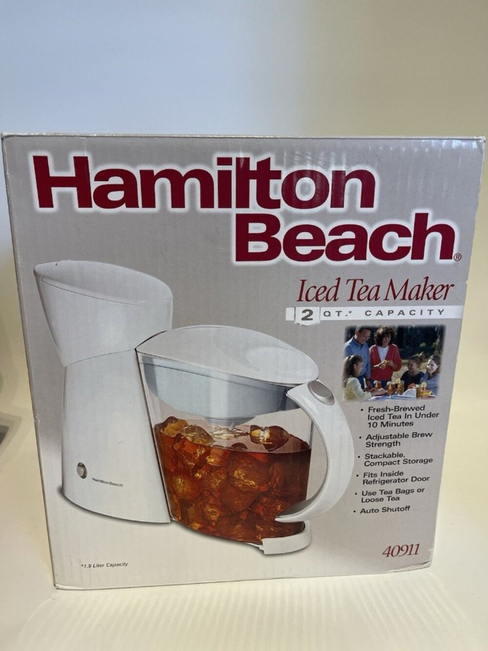 Hamilton Beach 2 QT‎ Electric Iced Tea Maker Adjustable Brew Strength NEW